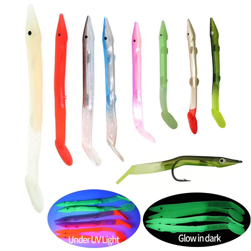 8pcs Soft Plastic Bait Fish Sa - đánh giá và giá Furoshiki