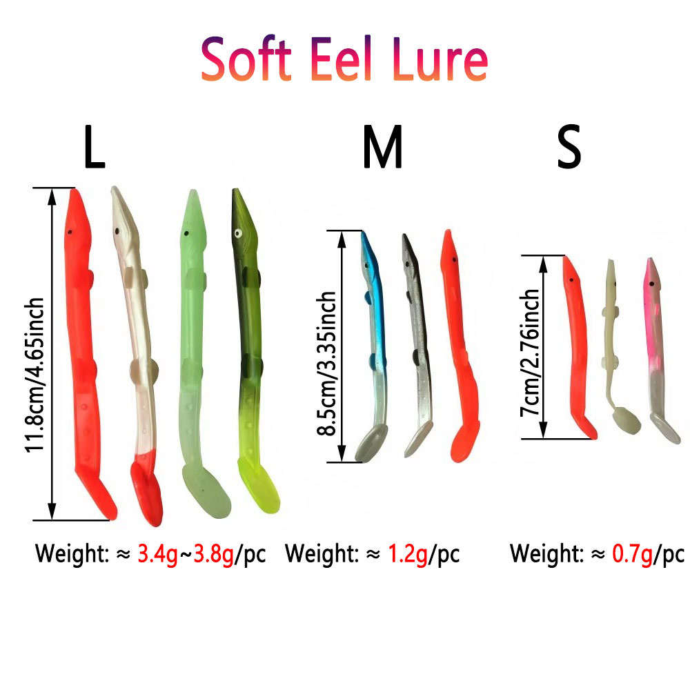 8pcs Soft Plastic Bait Fish Sa - đánh giá và giá Furoshiki