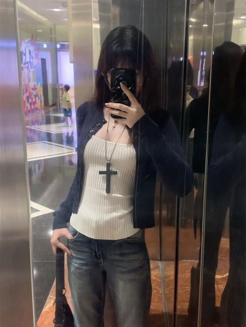 Y2k Harajuku Hot Girl Slim Aut - đánh giá và giá Matcha